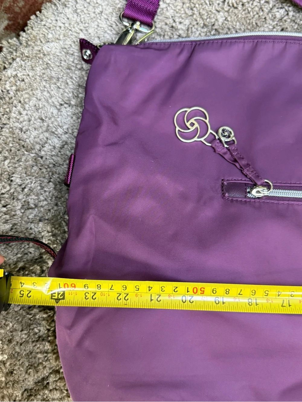 Samsonite Purple Duffel Travel Bag! NWOT!